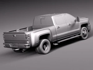 GMC Sierra HD 2015 3D Model