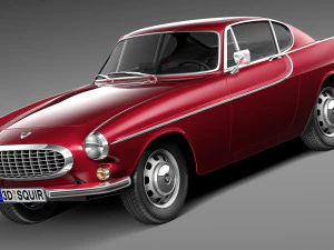 Volvo P1800 1961-1973 3D Model