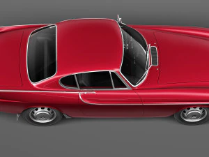 Volvo P1800 1961-1973 3D Model