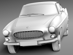 Volvo P1800 1961-1973 3D Model