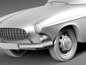 Volvo P1800 1961-1973 3D Model