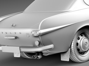 Volvo P1800 1961-1973 3D Model