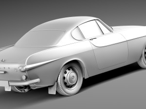 Volvo P1800 1961-1973 3D Model