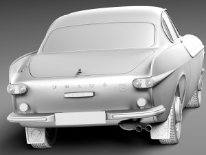 Volvo P1800 1961-1973 3D Model