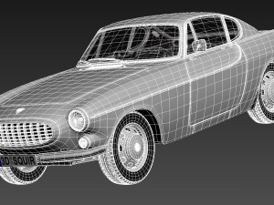 Volvo P1800 1961-1973 3D Model