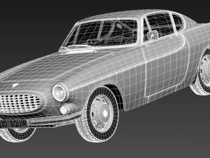 Volvo P1800 1961-1973 3D Model