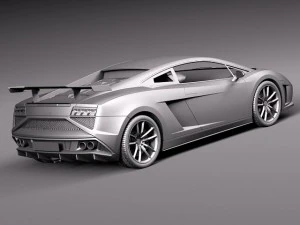 Gallardo Squadra Corse 2014 3D Model