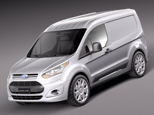 Transit Connect Cargo 2014 Short 3D Model