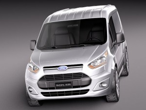 Transit Connect Cargo 2014 Short 3D Modell