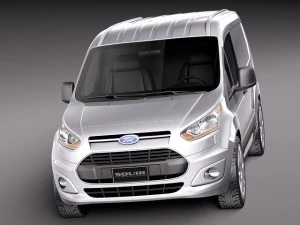 Transit Connect Cargo 2014 Short 3D Model