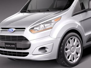 Transit Connect Cargo 2014 Short 3D Modell