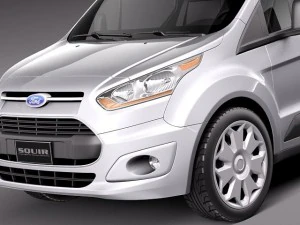 Transit Connect Cargo 2014 Short 3D Model