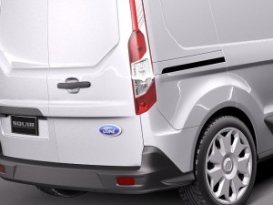 Transit Connect Cargo 2014 Short 3D Modell