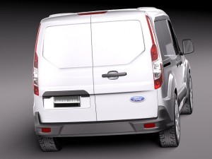 Transit Connect Cargo 2014 Short 3D Modell