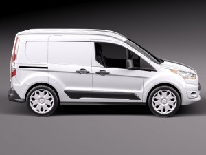 Transit Connect Cargo 2014 Short 3D Modell
