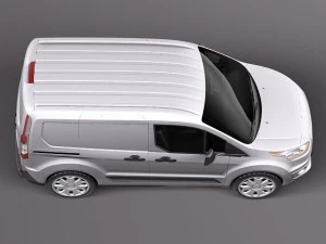 Transit Connect Cargo 2014 Short 3D Model
