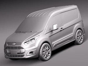 Transit Connect Cargo 2014 Short 3D Model