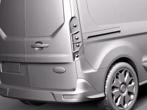 Transit Connect Cargo 2014 Short 3D Model