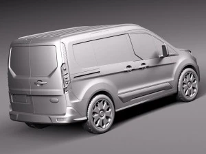 Transit Connect Cargo 2014 Short 3D Model