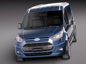 Transit Connect Cargo 2014 Long 3D Model
