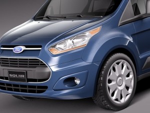 Transit Connect Cargo 2014 Long 3D 모델