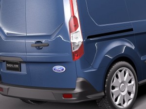 Transit Connect Cargo 2014 Long 3D 모델