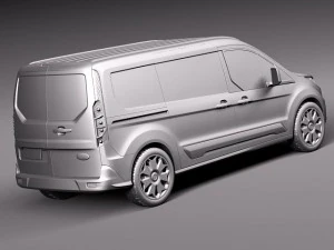 Transit Connect Cargo 2014 Long 3D Model