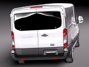 Transit Low Van 2014 3D Модель