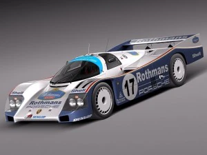 Porsche 962 1984-1991 3D Model