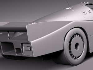 Porsche 962 1984-1991 3D Model