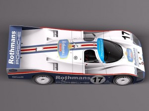 Porsche 962 1984-1991 3D Model