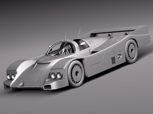Porsche 962 1984-1991 3D Model
