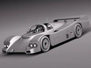 Porsche 962 1984-1991 3D Model