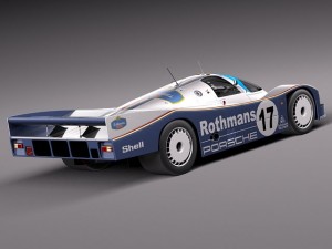 Porsche 962 1984-1991 3D Model