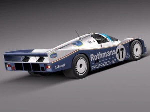 Porsche 962 1984-1991 3D Model