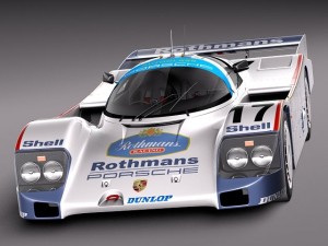 Porsche 962 1984-1991 3D Model
