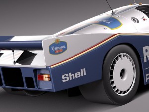 Porsche 962 1984-1991 3D Model