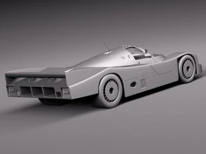 Porsche 962 1984-1991 3D Model