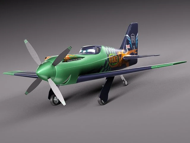 Disney Ripslinger 3D Model .c4d .max .obj .3ds .fbx .stl .blend 