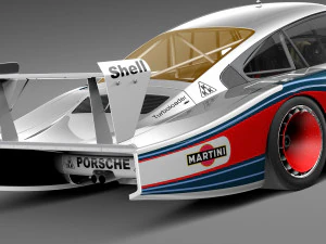 Porsche 935-78 MobyDick 3D Model