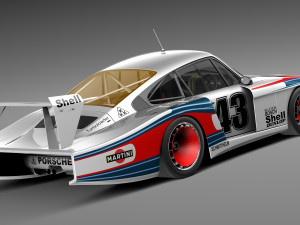 Porsche 935-78 MobyDick 3D 모델