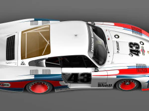Porsche 935-78 MobyDick 3D Model