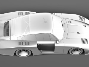 Porsche 935-78 MobyDick 3D 모델