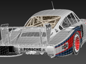 Porsche 935-78 MobyDick 3D 모델