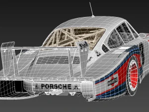 Porsche 935-78 MobyDick 3D Model
