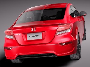 Honda Civic Coupe 2014 3D Model