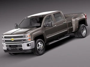 Chevrolet Silverado HD 2015 long 3D Model