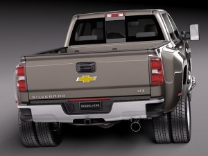 Chevrolet Silverado HD 2015 long 3D Model