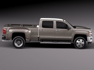 Chevrolet Silverado HD 2015 long 3D Model