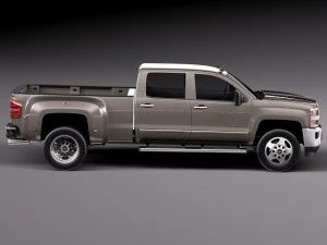 Chevrolet Silverado HD 2015 long 3D Model